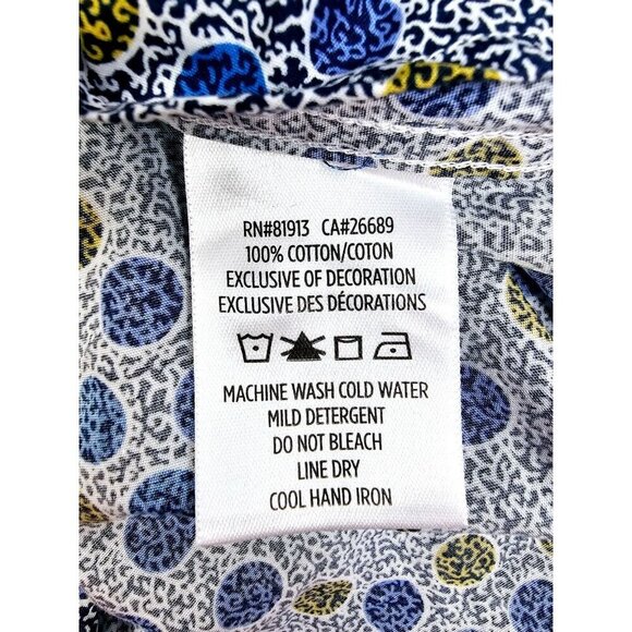 Robert Graham Classic Fit Mens Small Large Polka Dots Short Cuffed Sleeve Shirt - Picture 8 of 11